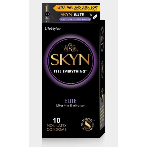 SKYN Elite non-latex condoms - Thinnest 3s Condoms - Pack of 3